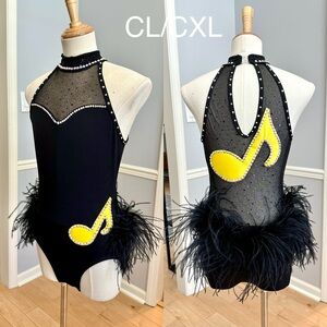 Black and Yellow Kids Costume